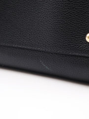 CHANEL Vintage Top Handle Briefcase - Black with Gold Hardware [Series 23]