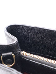 CHANEL Vintage Top Handle Briefcase - Black with Gold Hardware [Series 23]