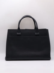CHANEL Vintage Top Handle Briefcase - Black with Gold Hardware [Series 23]