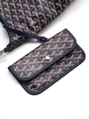 GOYARD Goyardine Bohème Hobo Bag – Navy Blue