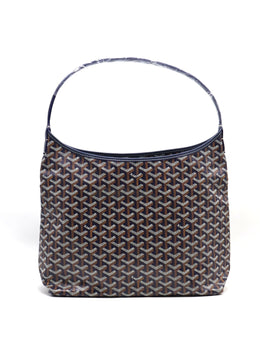 GOYARD Goyardine Bohème Hobo Bag – Navy Blue