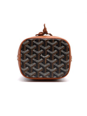 GOYARD Goyardine Petit Flot Bucket Bag Mini – Tan