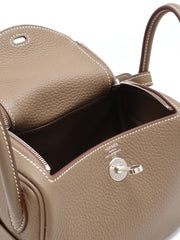 HERMES Mini Lindy - Etoupe with Palladium Hardware