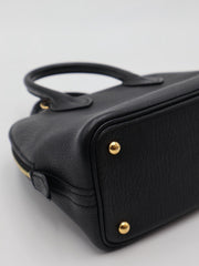 HERMES Mini Bolide - Noir with Gold Hardware [Z]