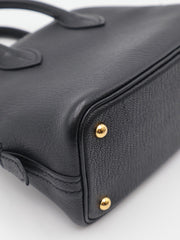 HERMES Mini Bolide - Noir with Gold Hardware [Z]