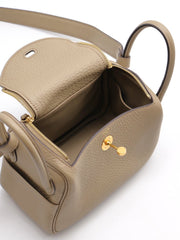HERMES Mini Lindy - Beige Marfa with Gold Hardware