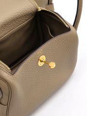 HERMES Mini Lindy - Beige Marfa with Gold Hardware