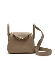 HERMES Mini Lindy - Beige Marfa with Gold Hardware