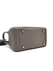 HERMES Mini Lindy - Gris Meyer with Palladium Hardware
