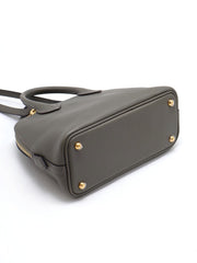 HERMES Mini Bolide - Gris Meyer with Gold Hardware