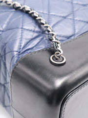 CHANEL Gabrielle Backpack - Navy Blue with Silver Hardware [Series 27]