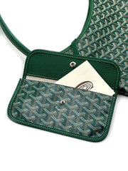 GOYARD Goyardine Bohème Hobo Bag – Green