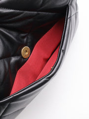 CHANEL 19 Quilted Lambskin Flap Bag 26 - Black with Gold Hardware