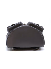 CHANEL Quilted Lambskin Small Duma Backpack – Dark Grey with Gold Hardware