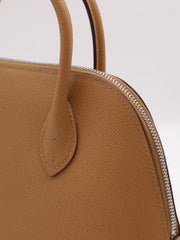 HERMES Bolide 25 - Biscuit with Silver Hardware & Woven Strap [U]