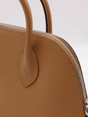 HERMES Bolide 25 - Biscuit with Silver Hardware & Woven Strap [U]