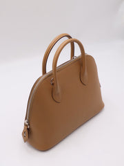 HERMES Bolide 25 - Biscuit with Silver Hardware & Woven Strap [U]
