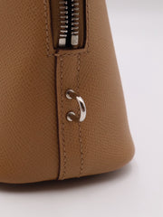 HERMES Bolide 25 - Biscuit with Silver Hardware & Woven Strap [U]