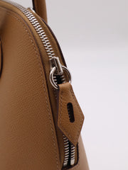 HERMES Bolide 25 - Biscuit with Silver Hardware & Woven Strap [U]