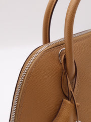 HERMES Bolide 25 - Biscuit with Silver Hardware & Woven Strap [U]