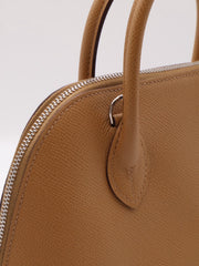 HERMES Bolide 25 - Biscuit with Silver Hardware & Woven Strap [U]