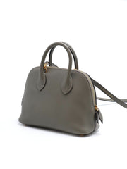 HERMES Mini Bolide - Gris Meyer with Gold Hardware