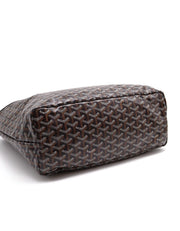 GOYARD Classic Linen Canvas Tote Small - Black