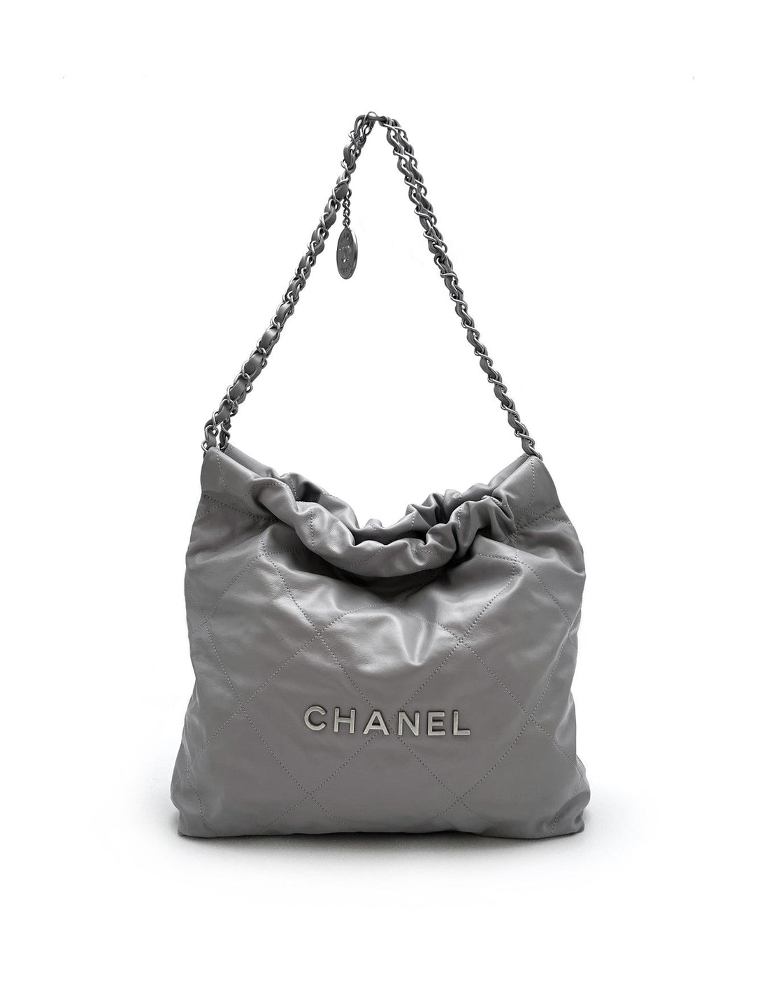 【二手商品】CHANEL 22 Bag - 小號灰銀