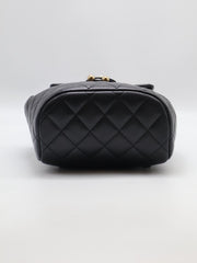 CHANEL Salzburg Backpack Small - Black with Gold Hardware