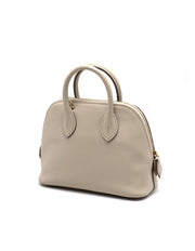 HERMES Mini Bolide - Bleu Glacier with Gold Hardware