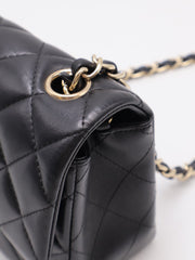 CHANEL Classic Flap Mini Rectangular 20cm - Black with Gold Hardware [Series number 23]