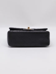 CHANEL Classic Flap Mini Rectangular 20cm - Black with Gold Hardware [Series number 23]