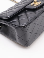 CHANEL Classic Flap Mini Rectangular 20cm - Black with Gold Hardware [Series number 23]