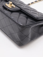 CHANEL Classic Flap Mini Rectangular 20cm - Black with Gold Hardware [Series number 23]