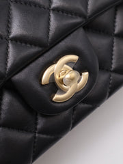 CHANEL Classic Flap Mini Rectangular 20cm - Black with Gold Hardware [Series number 23]