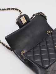 CHANEL Classic Flap Mini Rectangular 20cm - Black with Gold Hardware [Series number 23]