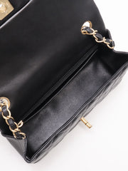 CHANEL Classic Flap Mini Rectangular 20cm - Black with Gold Hardware [Series number 23]