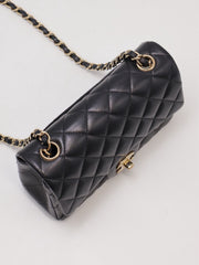 CHANEL Classic Flap Mini Rectangular 20cm - Black with Gold Hardware [Series number 23]