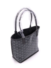 GOYARD Goyardine Mini Anjou Reversible Tote – Grey