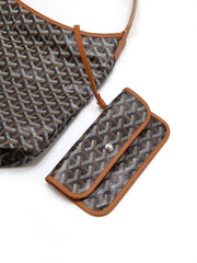 GOYARD Goyardine Bohème Hobo Bag – Tan