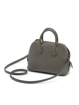 HERMES Mini Bolide - Gris Meyer with Gold Hardware