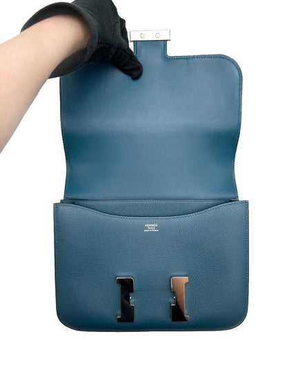 【二手商品】HERMES Constance 24 - 鴨子藍 A