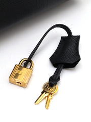 HERMES Birkin 25 - Noir with Gold Hardware