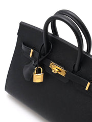 HERMES Birkin 25 - Noir with Gold Hardware