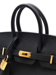 HERMES Birkin 25 - Noir with Gold Hardware