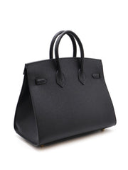 HERMES Birkin 25 - Noir with Gold Hardware