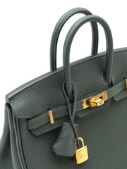 HERMES Birkin 25 - Vert Mangrove with Gold Hardware
