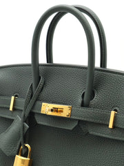 HERMES Birkin 25 - Vert Mangrove with Gold Hardware