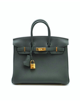 HERMES Birkin 25 - Vert Mangrove with Gold Hardware