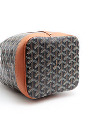 GOYARD Goyardine Petit Flot Bucket Bag – Tan